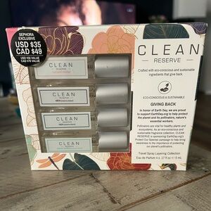 Clean reserve travel spray set of 4